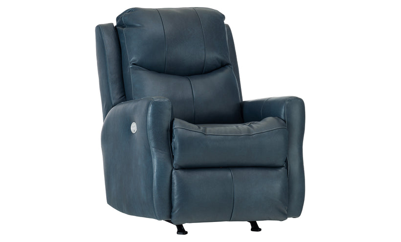 Frame Leather Power Rocker Recliner